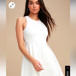 Lulus white dress